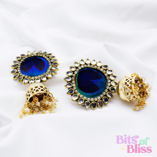 Mrignayni Fabric earrings - Image 2