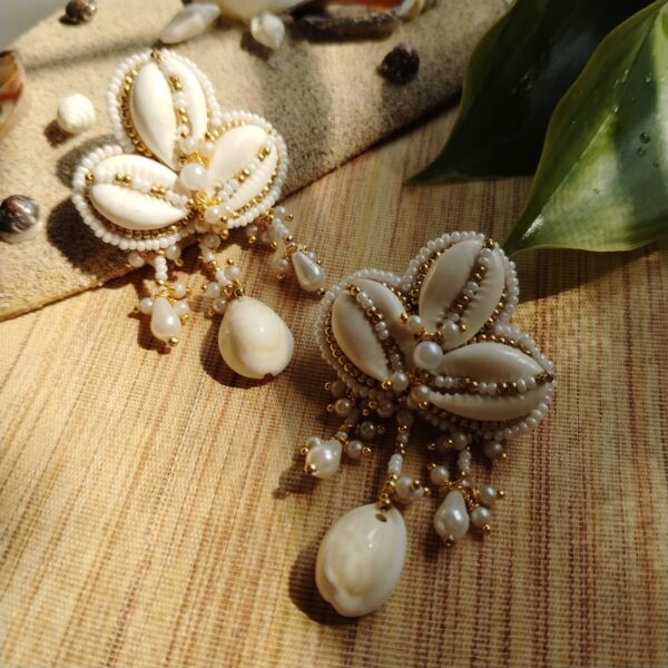Shankhika Seashells Earrings - Image 4