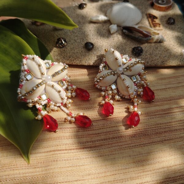 Ruprekha Seashells Earrings - Image 2