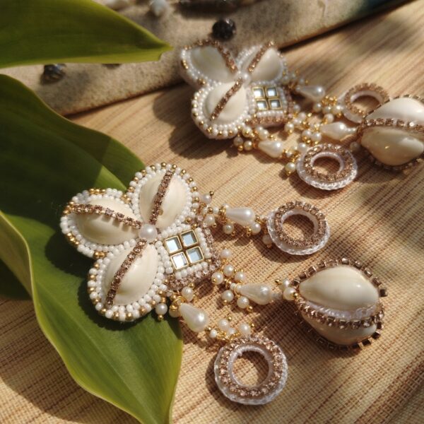 Jhanvika Seashells Earrings - Image 3